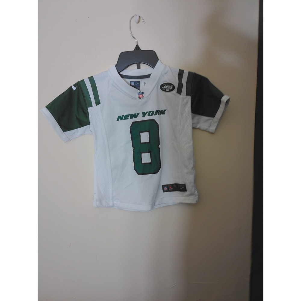Nike Aaron Rodgers New York Jets Jersey Youth Medium White Green NFL Football 8